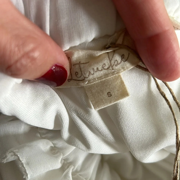 Let Me Be (Anthropologie) Sheer Pleated A-Line Skirt, NWT - Picture 6 of 10